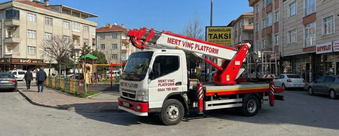 Pendik Sapanbağları Sepetli Vinç Kiralama