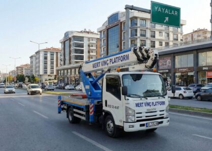 Pendik Yayalar Sepetli Vinç Kiralama
